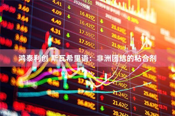 鸿泰利创 斯瓦希里语：非洲团结的粘合剂