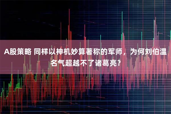 A股策略 同样以神机妙算著称的军师，为何刘伯温名气超越不了诸葛亮？